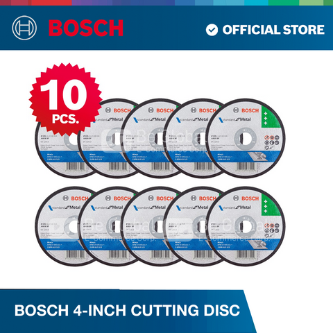 Bosch 4-inch Cutting Disc - Set of 10