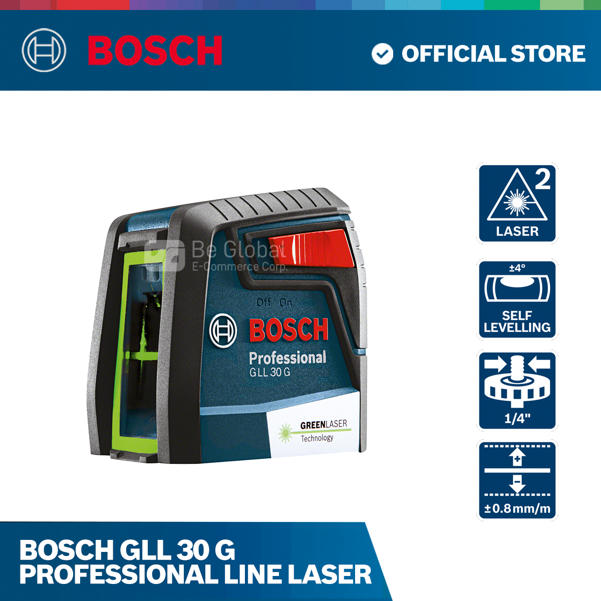 Bosch GLL 30 G Professional Line Laser Bosch By BGE
