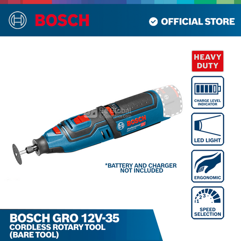 Bosch GRO 12V 35 Cordless Rotary Tool Bare tool Bosch By BGE