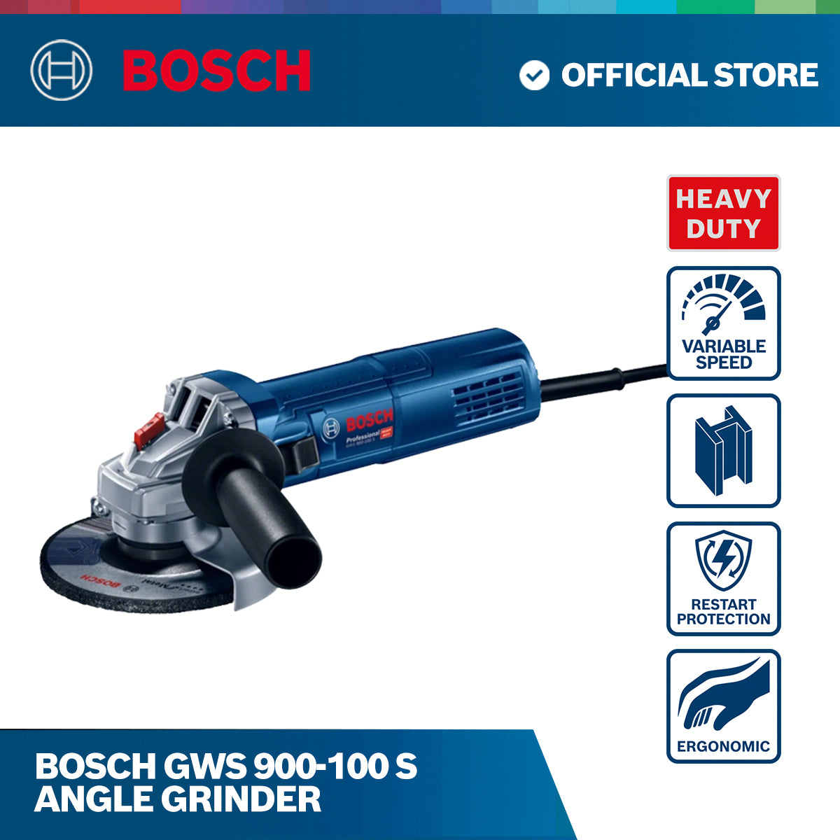 Bosch GWS 900-100 S Angle Grinder