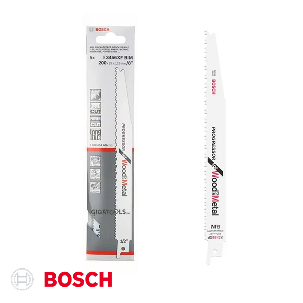 Bosch S3456XF BIM Progressor for Wood+Metal 5pcs pack – Bosch By BGE