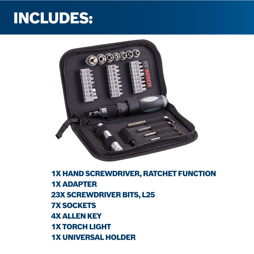 Coffret X-Line de forets et d'embouts de vissage, 38 pièces | Bosch DIY Coffret X-Line de forets et d'embouts de vissage, 38 pièces | Bosch DIY