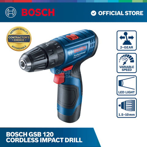 Bosch GSB 120 Cordless Impact Drill