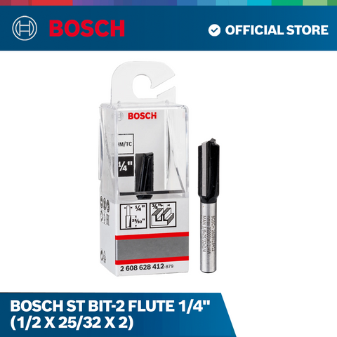 Bosch ST Bit-2 Flute 1/4" (1/2 X 25/32 X 2)