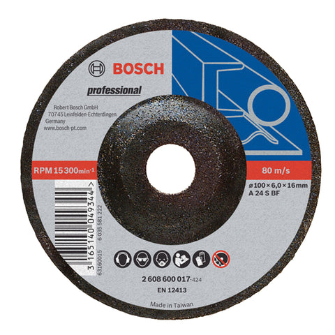 Bosch 4-inch Cutting Disc and Bosch 4-inch Grinding Disc - Set of 2