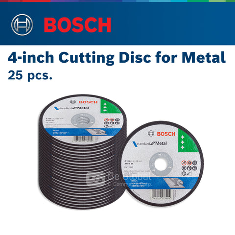 Bosch 4-inch Cutting Disc (25 pieces)