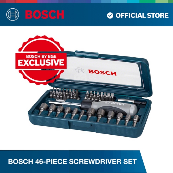 Bosch 46 piece Bosch screwdriver Set Bosch By BGE
