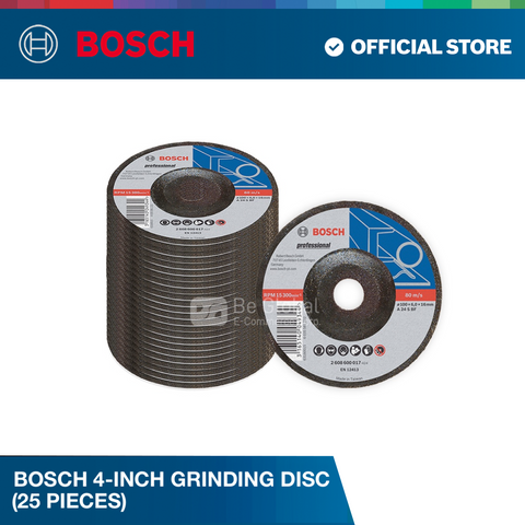 Bosch 4-inch Grinding Disc (25 pieces)